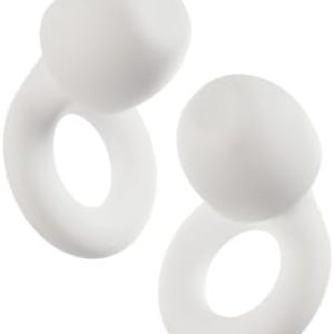 Loop Quiet 2 Ear Plugs Ultra-Comfy Reusable Noise-Reducing Earplugs for Sleep, Deep Focus, Travel, Sensitivity | Flexible Hearing Protection | Customizable Fit | 24dB (SNR) Noise Reduction