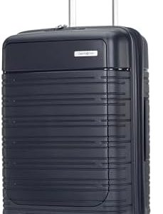 Samsonite Elevation Plus - Carry-On Hardside Luggage with QuickEntry™ Front Compartment - Scratch Resistant Polypropylene Shell, AirTag Holder, TSA Lock, Airline Approved - Midnight Blue