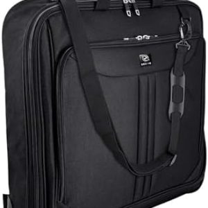 Premium Suit Carry On Garment Bag for Travel & Business Trips With Shoulder Strap
