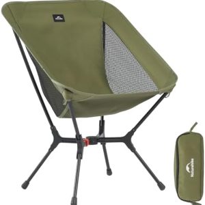 Naturehike YL01 Snap Camping Chair, Portable Backpacking Chair with Storage Bag, Lightweight & Compact Folding Camp Chair